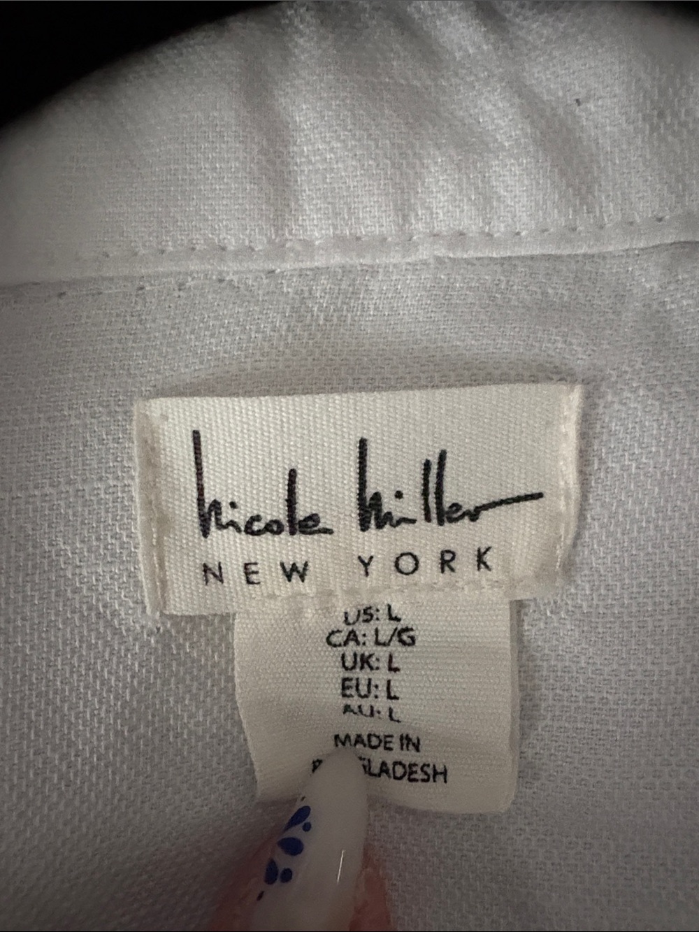 Nicole Miller White Jean Jacket - New York Label